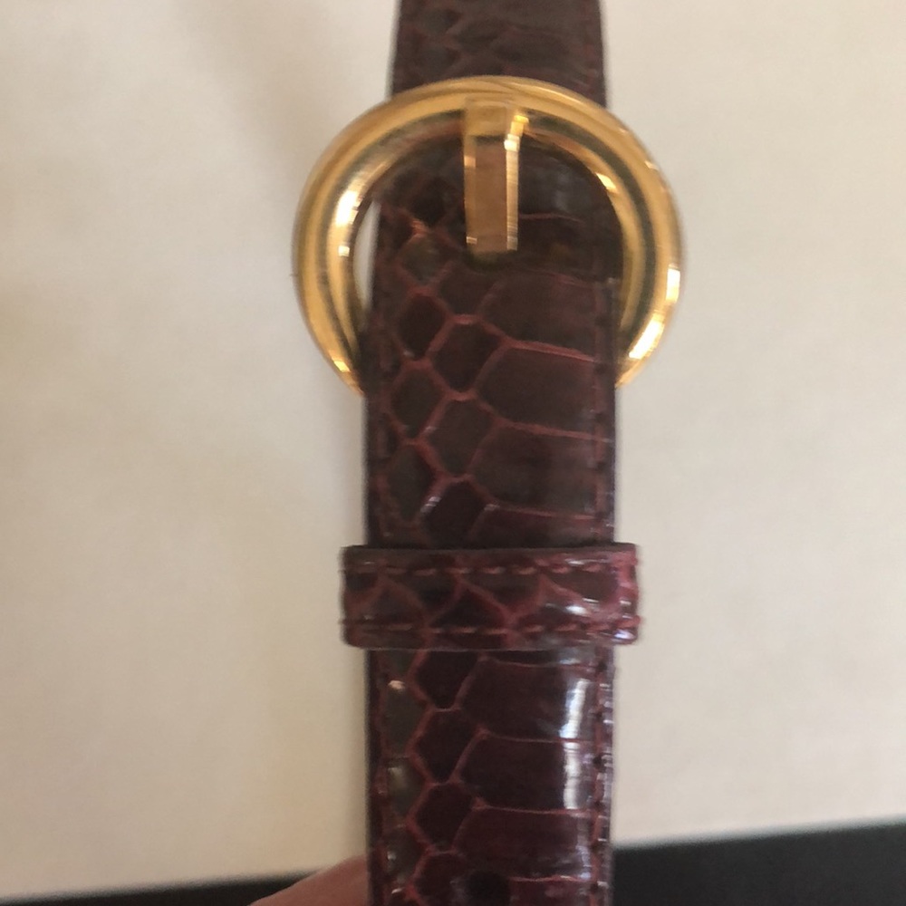 🌹Genuine Snakeskin Belt - Picture 2 of 3